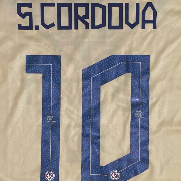 Sebastian Cordova #21 Mens LARGE Club America Home Jersey Authentic Dri-Fit - Picture 2 of 9